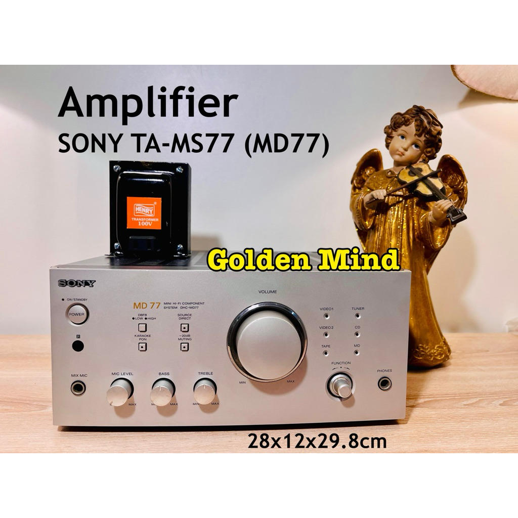 SONY MD 77　プリメインアンプ　TA-MS77 SONY MD77 アンプ （TA-MS77) - メルカリ