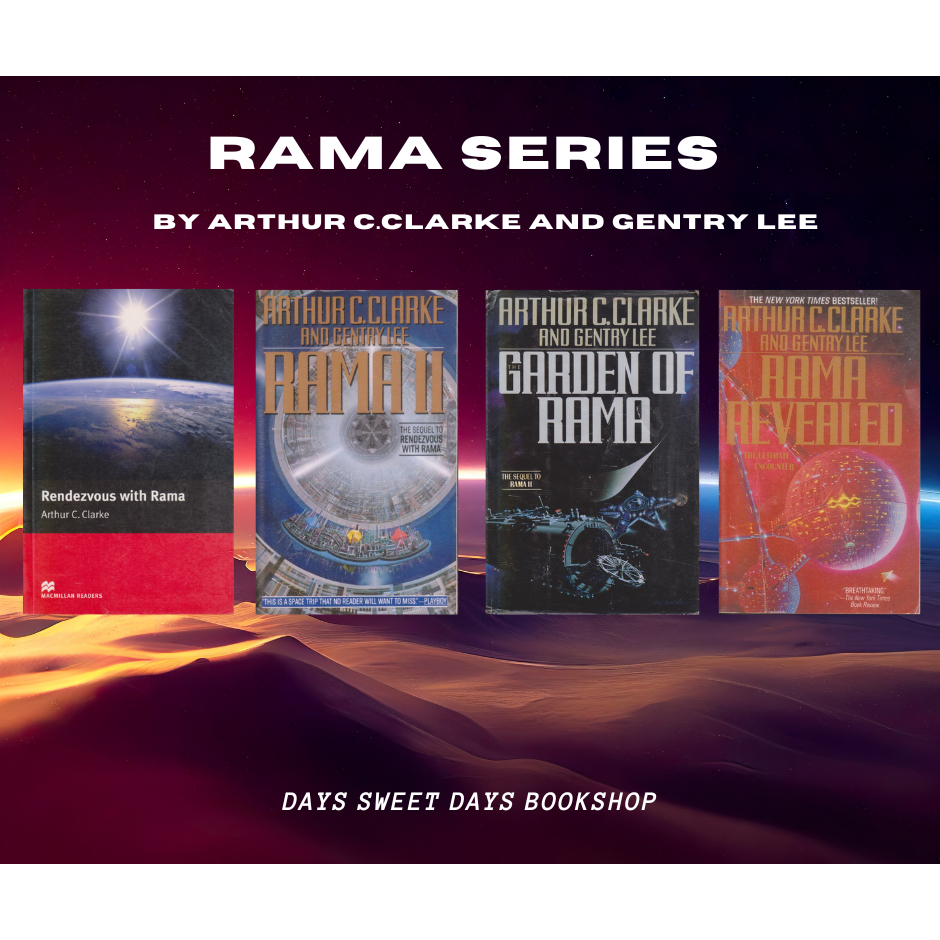 นิยายภาษาอังกฤษ RAMA SERIES by Arthur C.Clarke and Gentry Lee 4 เล่ม ...