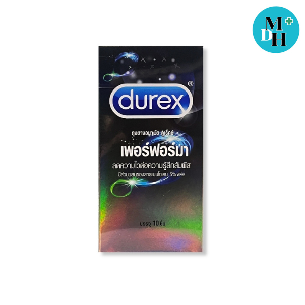 Durex Performa ถุงยางอนามัย ดูเร็กซ์เพอร์ฟอร์มาลดความไวต่อความรู้สึก ...