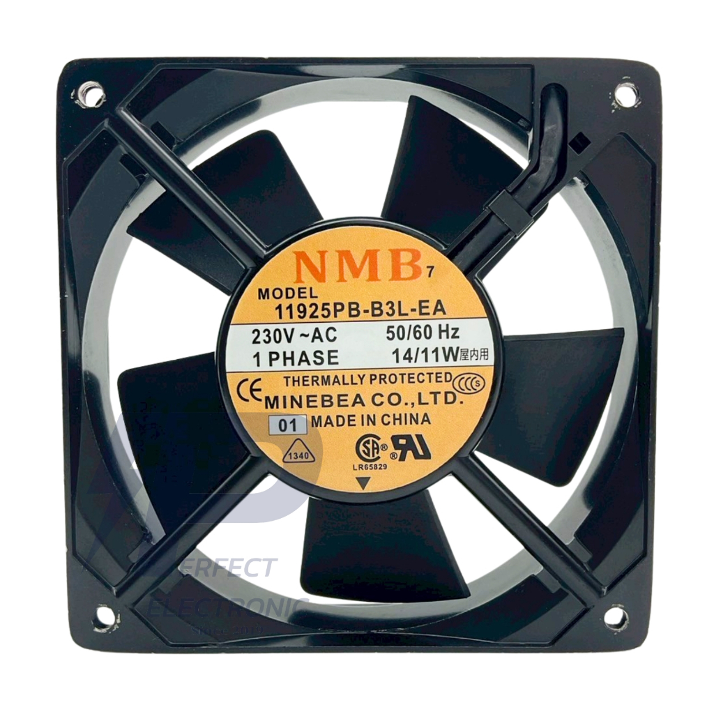 11925PB-B3L-EA NMB 7 AC FAN พัดลมระบายความร้อน “ ของแท้ “ 230V~AC 50 ...