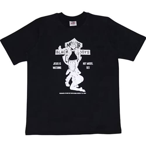 BLACKSNOWBOYS BLACK MOTOR TEE