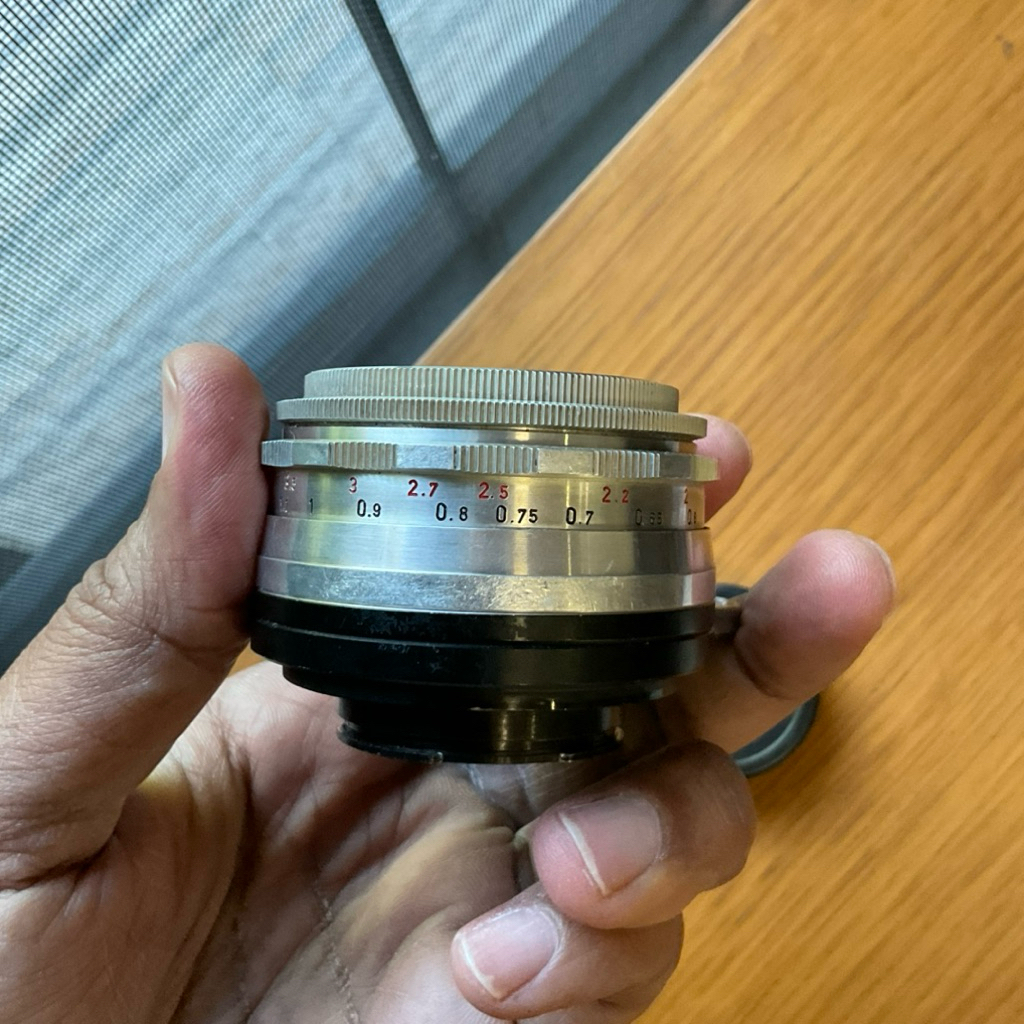 เลนส์มือหมุนMeyer Optik Gorlitz Primotar E 50mm f3.5 red V
