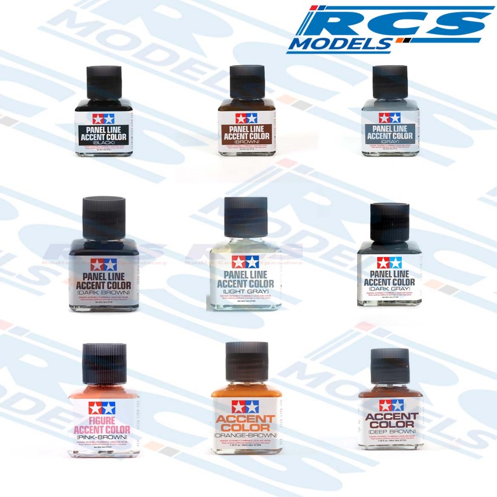 TAMIYA PANEL LINE ACCENT COLOR น้ำยาตัดเส้น ( 87131 / 87132 / 87133 ...