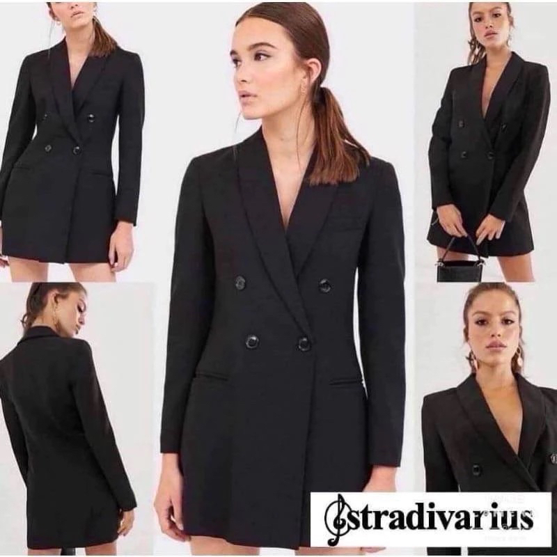 stradi-blazer-dress-s-shopee-thailand
