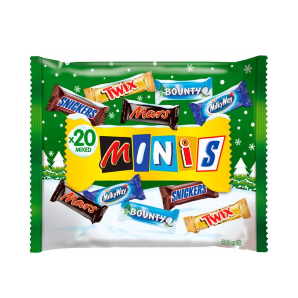 Chocolate Minis Mixed รวม 4- 5 รสในถุงเดียวกัน 1 ห่อ มี 20-25 ชิ้น ...