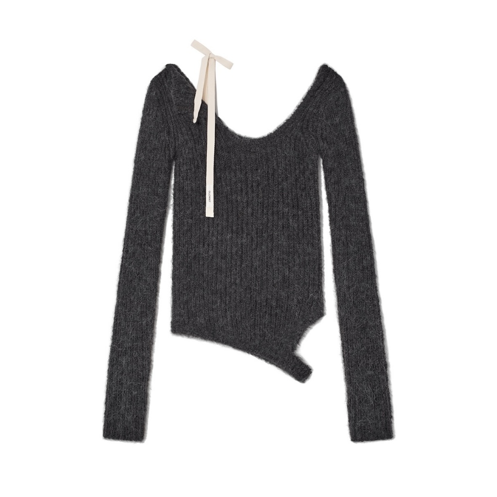 พร้อมส่ง/ของแท้] Glowny - Isa Asymmetrical Knit Top | Shopee