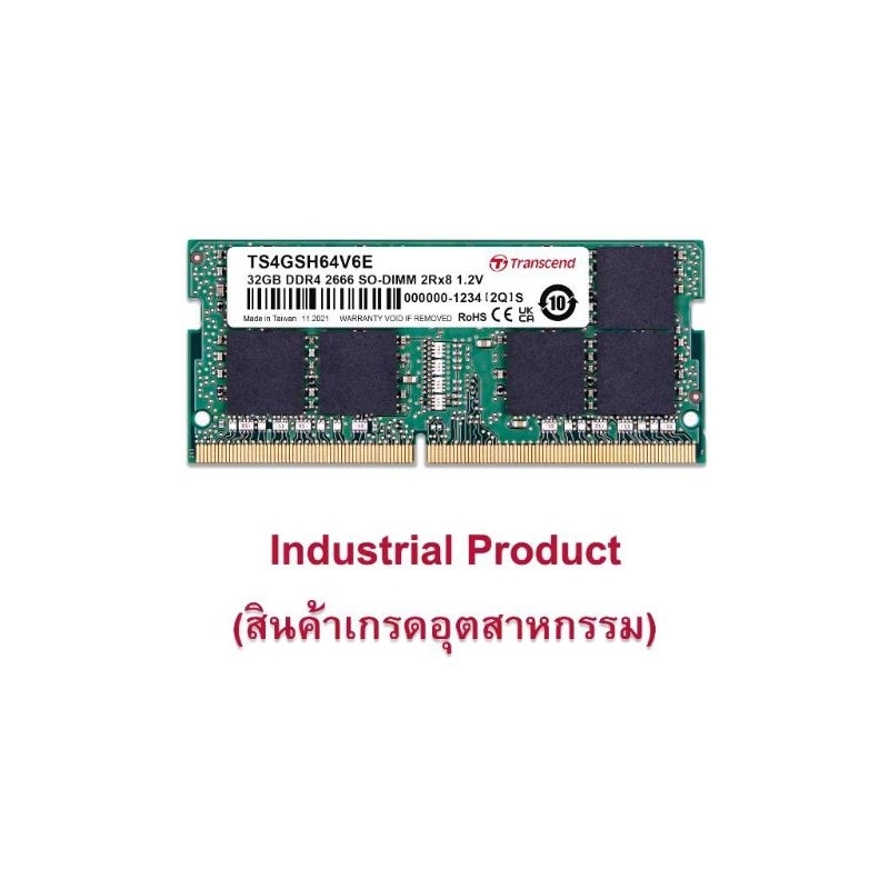 Transcend RAM-Memory DDR4-2666 SO-DIMM 32GB :Premium Grade