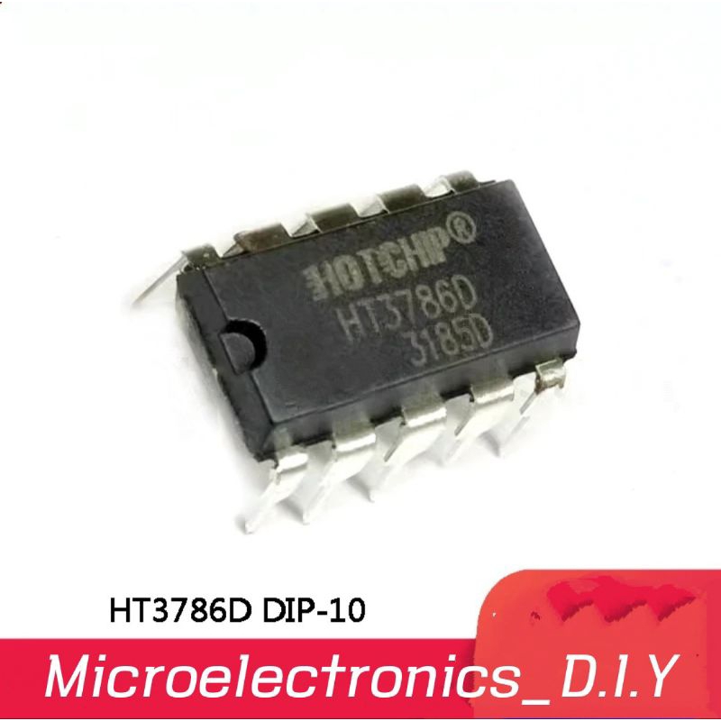 Caricabatterie Li-ion 1S HOTCHIP HT3786D Con LED Di Stato - Montaggio Through-Hole DIP10