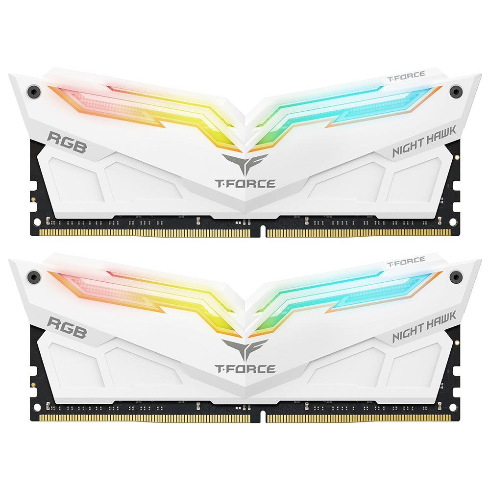 แรม RAM DDR4/3200 32GB T-FORCE NIGHT HAWK RGB (16GBx2) 32GB BUS3200 ...