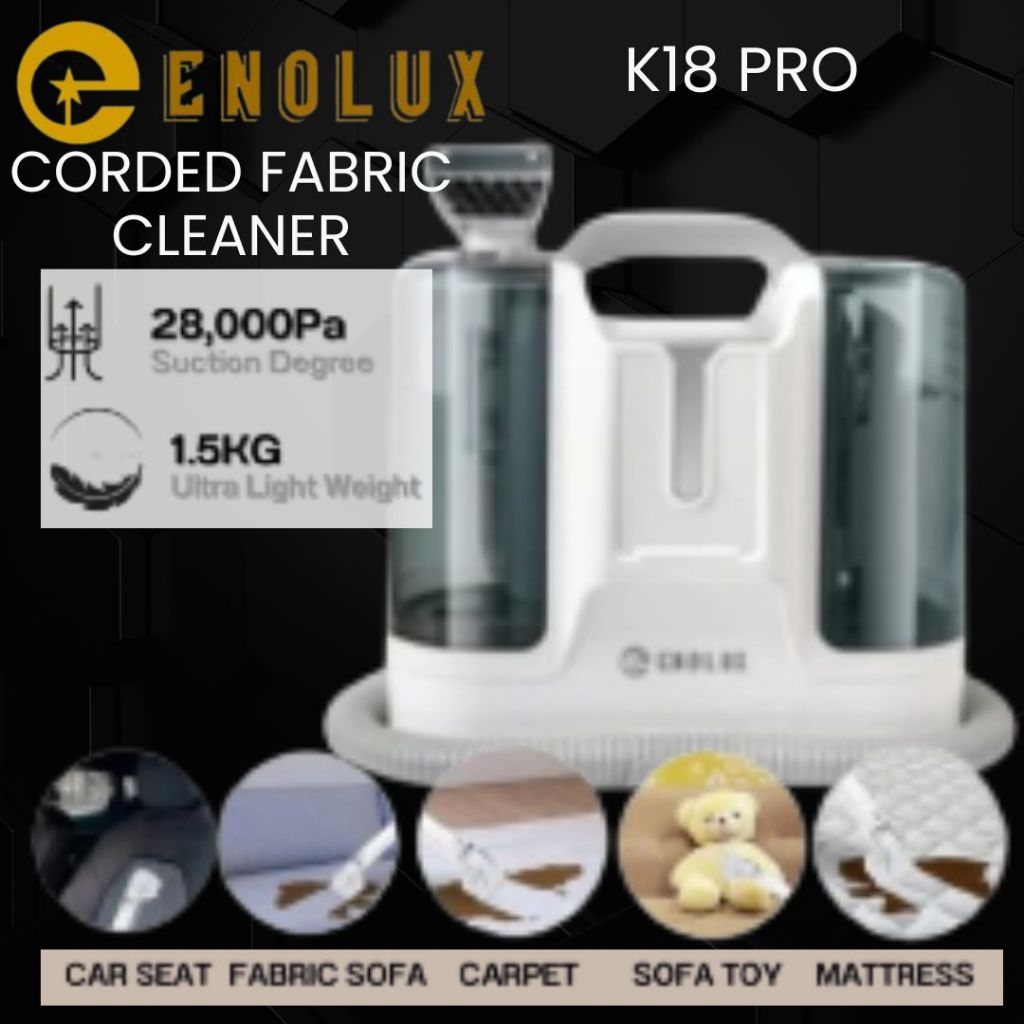 เครื่องดูดฝุ่นไอน้ำ รุ่น K18 Enolux 8 in1 Fabric Cleaning Machine