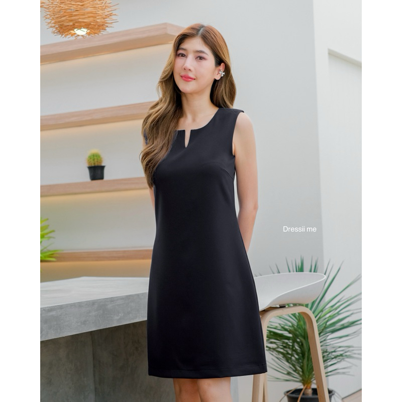 Dressii me : ใหม่! Forri Dress - ชุดเดรส ทรง A แขนกุด คอผ่า มีหลายสี ...