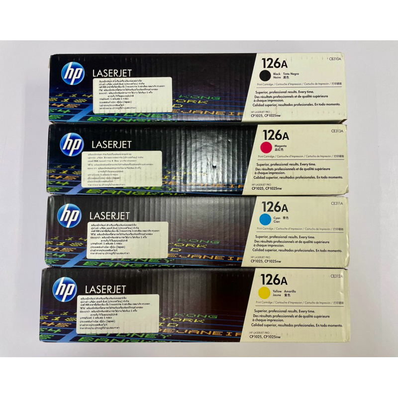 HP Toner 126A (CE310,CE311,CE312,CE313) หมึกพิมพ์เลเซอร์ของแท้ | Shopee ...