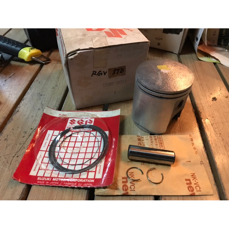ลูกสูบชุด Suzuki rgv size std แท้ใหม่ 12100-12812 | Shopee Thailand