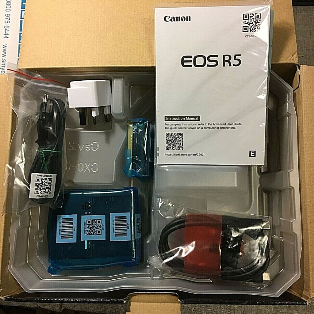 Canon EOS R5 Mirrorless 45MP Digital Camera & RF 24-105mm F4.0L IS USM ...