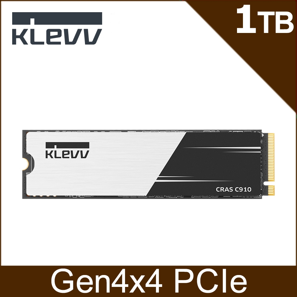 500GB / 1TB / 2TB SSD (เอสเอสดี) KLEVV CRAS C910 M.2 NVMe PCIe Gen4x4 ...