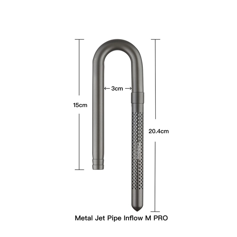 Chihiros Metal Inflow Outflow Pro Metal Jet Pipe Pro M /L ท่อ เข้า ออก ...