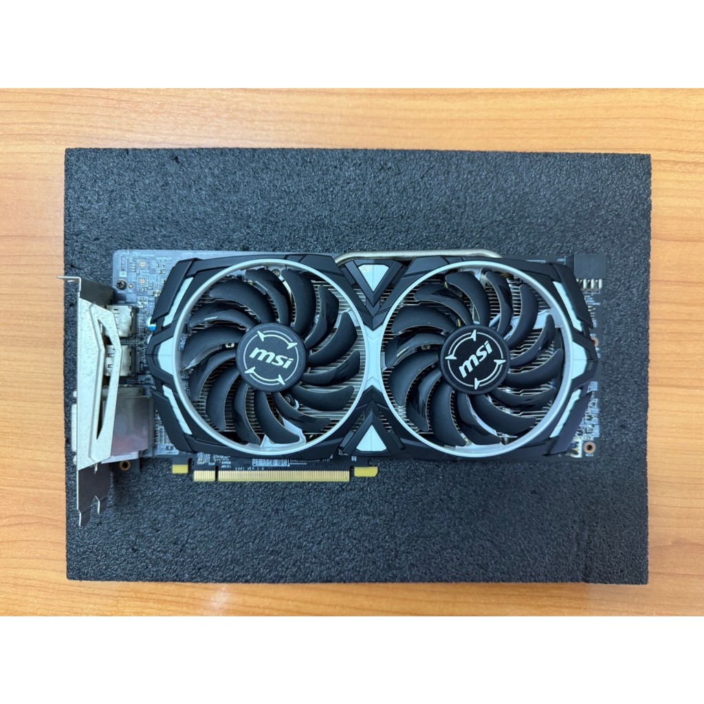 MSI ARMOR RX580 8GB OC สภาพสวย ใช้งานได้ดี Full Load เย็น | Shopee Thailand
