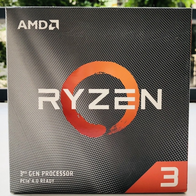 CPU (ซีพียู) AMD RYZEN 3 3100 (3.90GHz) 4C/8T R3 3100 AM4 ฟรีซิลิโคน ...
