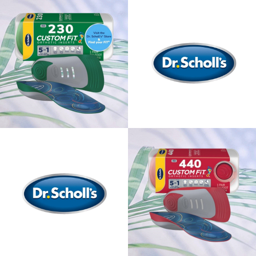 (Dr. Scholl's®) Custom Fit Orthotic Inserts, CF 1 Pair 3/4 Foot Length ...