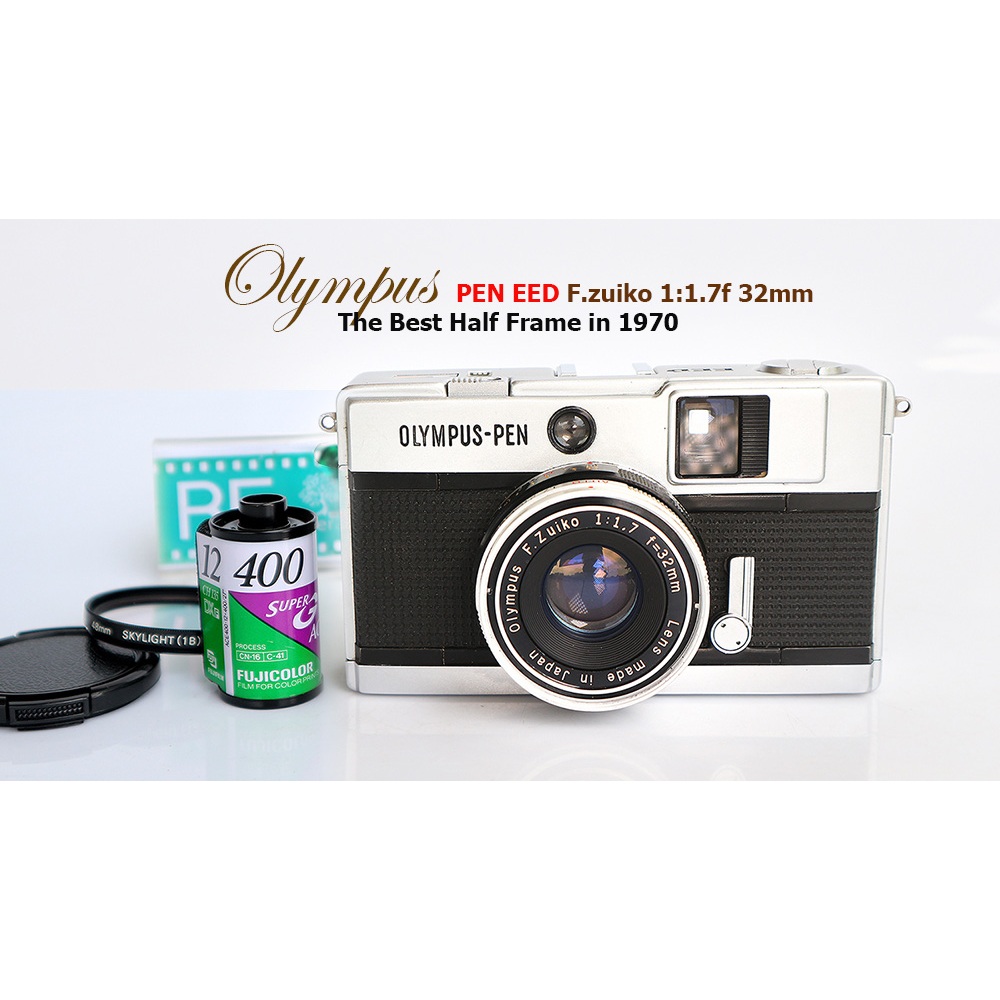 Olympus PEN EED กล้องฟิล์มโอลิมปัส PEN EED ปี1970 พร้อมเลนส์ F