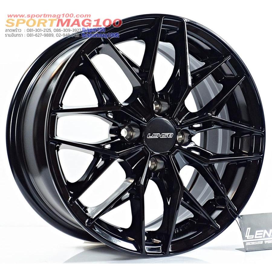 ล้อแม็กซ์ Lenso Jager JAY YETI สีดำเงา 6.5-15นิ้ว 4รู100 ET35 (20813 ...