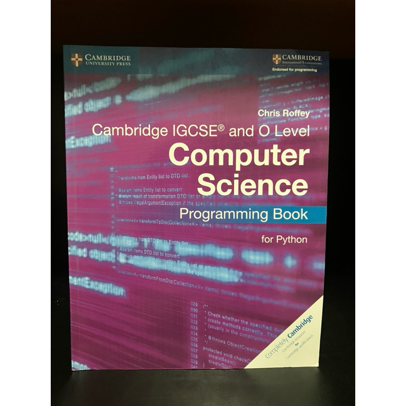 หนังสือ : English | Cambridge IGCSE® and O Level Computer Science ...
