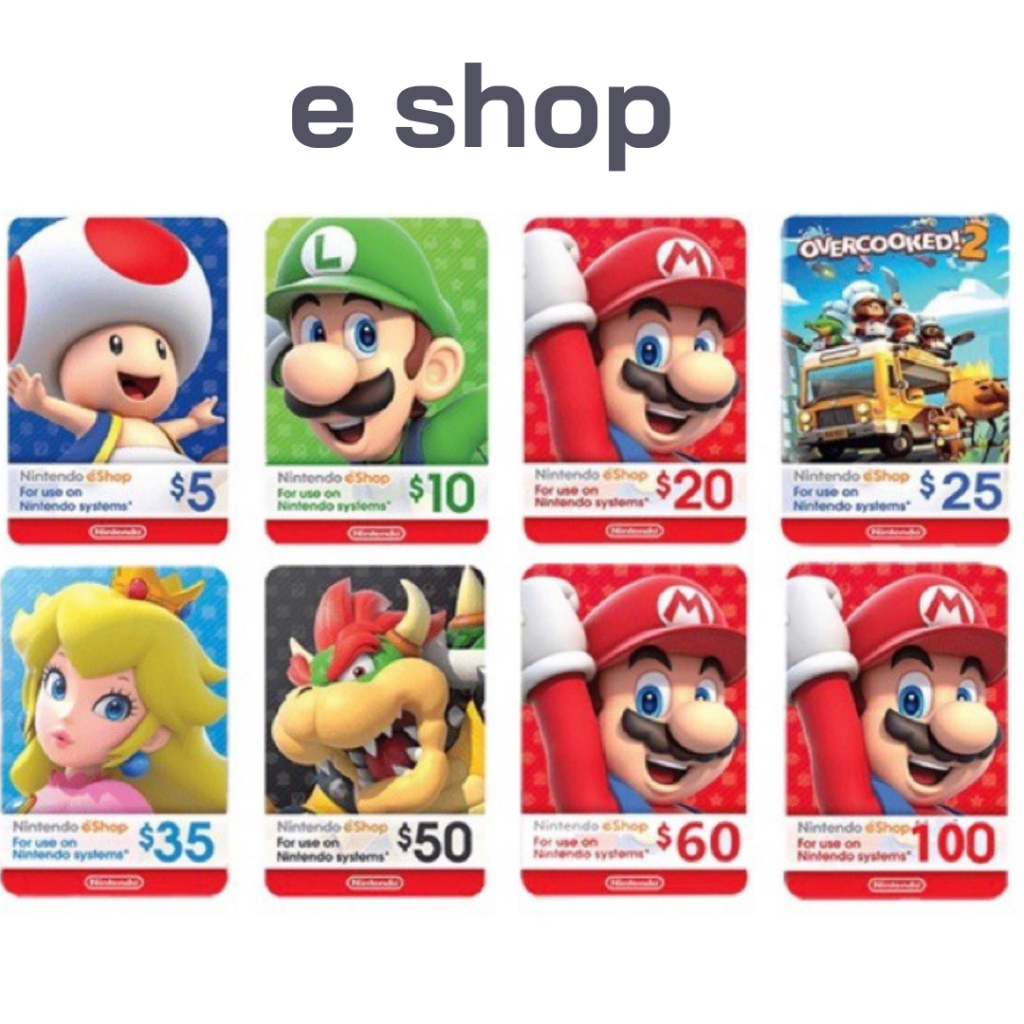 eShop US 10 / 20 / 35 / 50 $ สำหรับ United States Account ( ส่งฟรี หาก ...