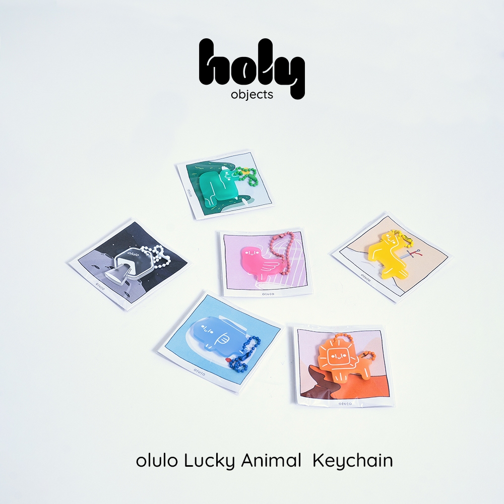 olulo พวงกุญแจอะคริลิค Lucky Animal Keychain | Shopee Thailand