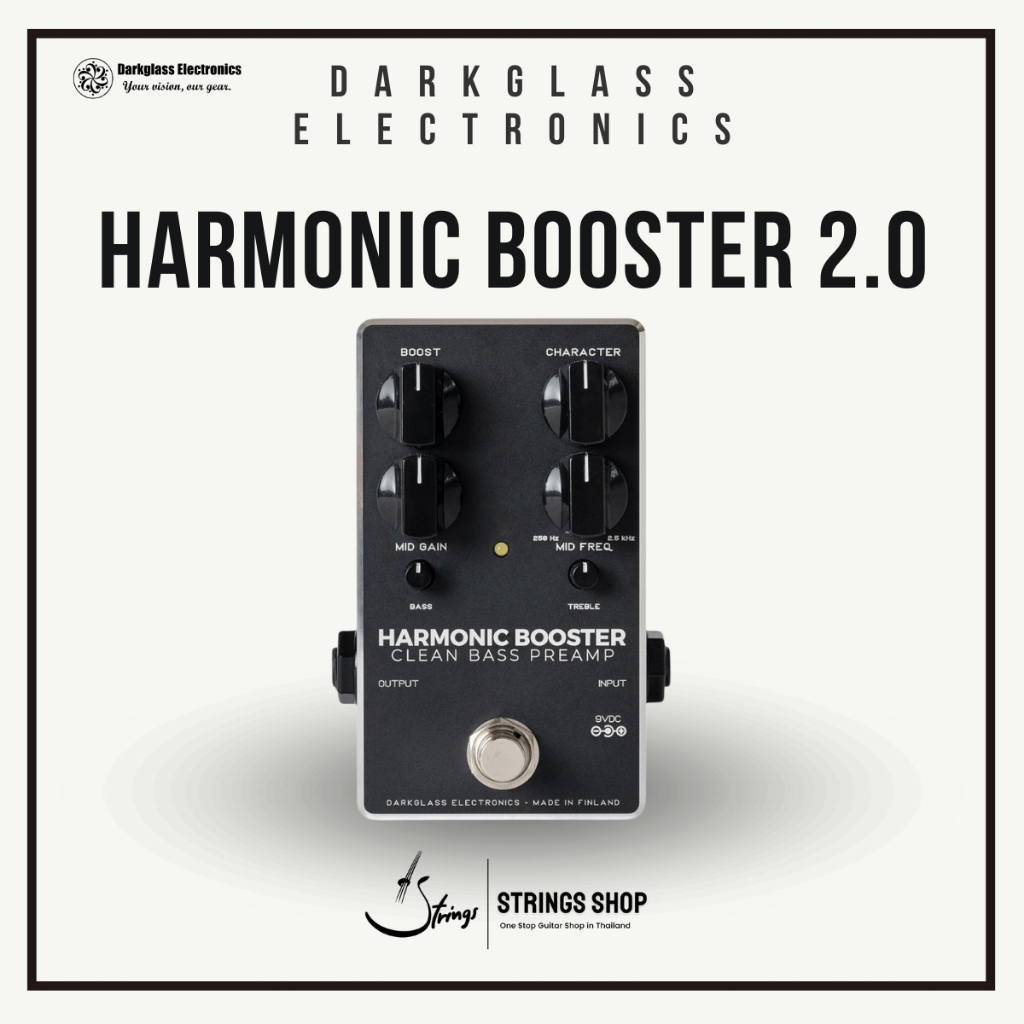 Darkglass Harmonic Booster Clean Bass Pedal Darkglass Harmonic