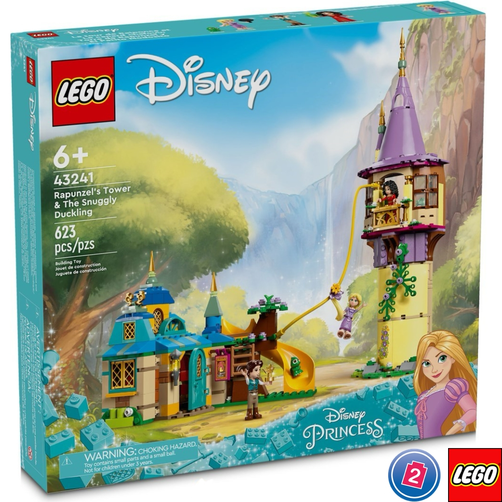 เลโก้ LEGO Disney 43241 Rapunzel's Tower & The Snuggly Duckling ...