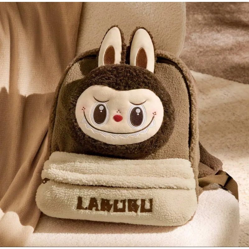 Classic Bag Series-LABUBU Berber Fleece Backpack (ใช้โค้ดแฟชั่นลด30% ...
