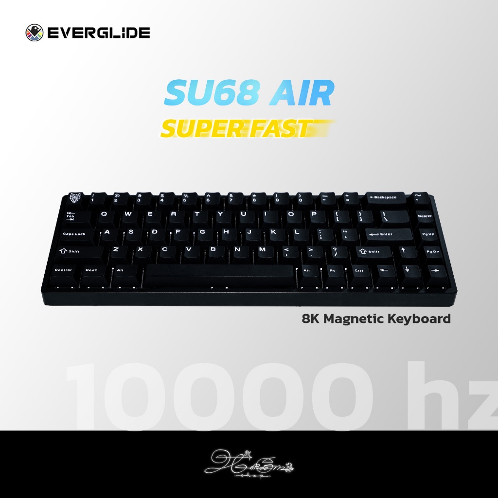 キーボード Everglide SU68 BLACK Amazon.co.jp: EverGlide Su68 ブラック ラピッドトリガー