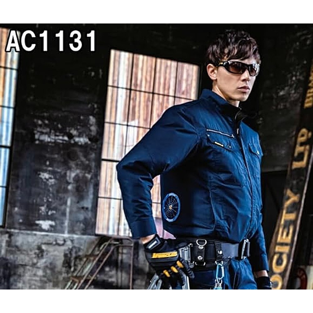 BURTLE เสื้อพัดลมไร้สาย AIRCRAFT AC1131 สีกรม (Navy) มาพร้อมพัดลม ...