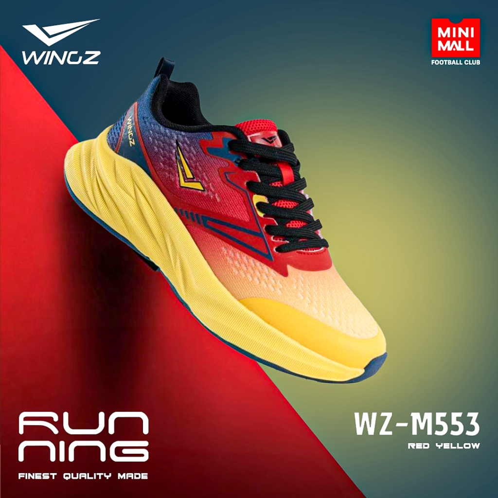 รองเท้าวิ่งผู้ชาย WINGZ RUNNING WZ-M553 รองเท้าวิ่งผ้าตาข่าย น้ำหนักเบา ...