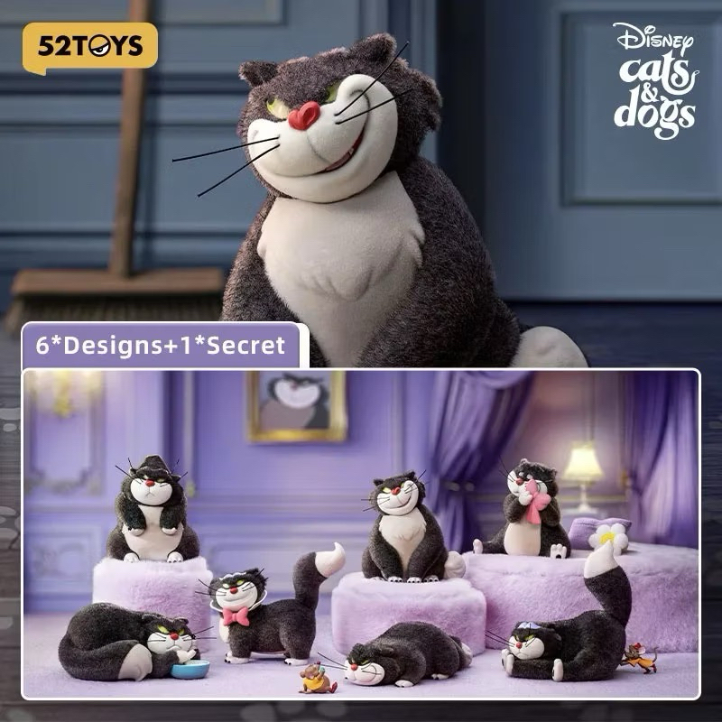 ลิขสิทธิ์แท้ 52TOYS Disney The Mischievous Cat Lucifer Series Figure ...