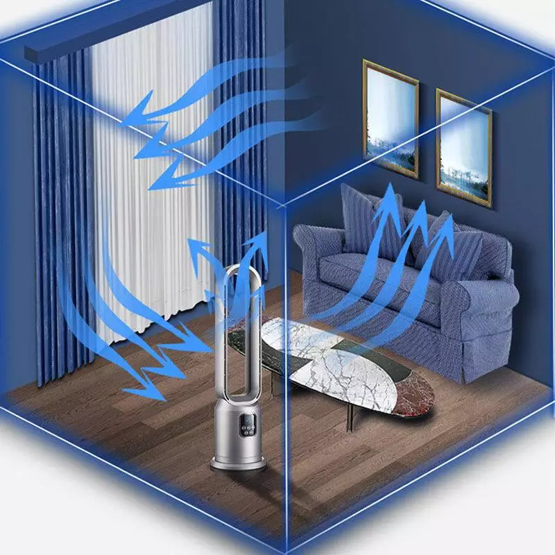 Philips Hatari รุ่น พัดลมไร้ใบพัดฟอกอากาศ สูง 98CM ควบคุมด้วยรีโมท ลมเทอร์โบชาร์จเย็นทั่วถึง