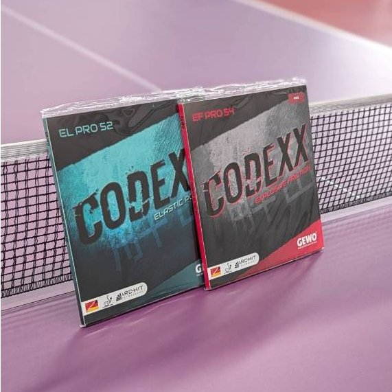 ยางปิงปอง GEWO รุ่น CODEXX EL Pro 52 , EF Pro 54 หมุน พุ่ง แรง ตัวจบมือ ...