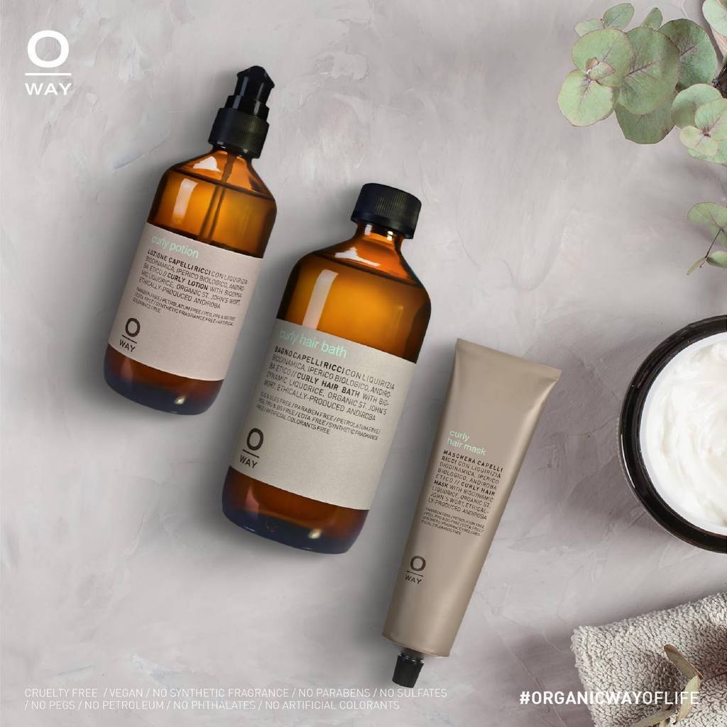 OWAY Curly Hair Bath /Mask /Potion ผลิตภัณฑ์สำหรับผมดัดลอน - ลอนตาม ...