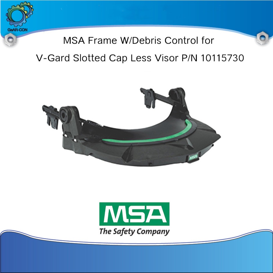 โครงกระบังหน้า, V-Gard HDPE Frame for MSA Slotted Caps P/N 10115730 ...