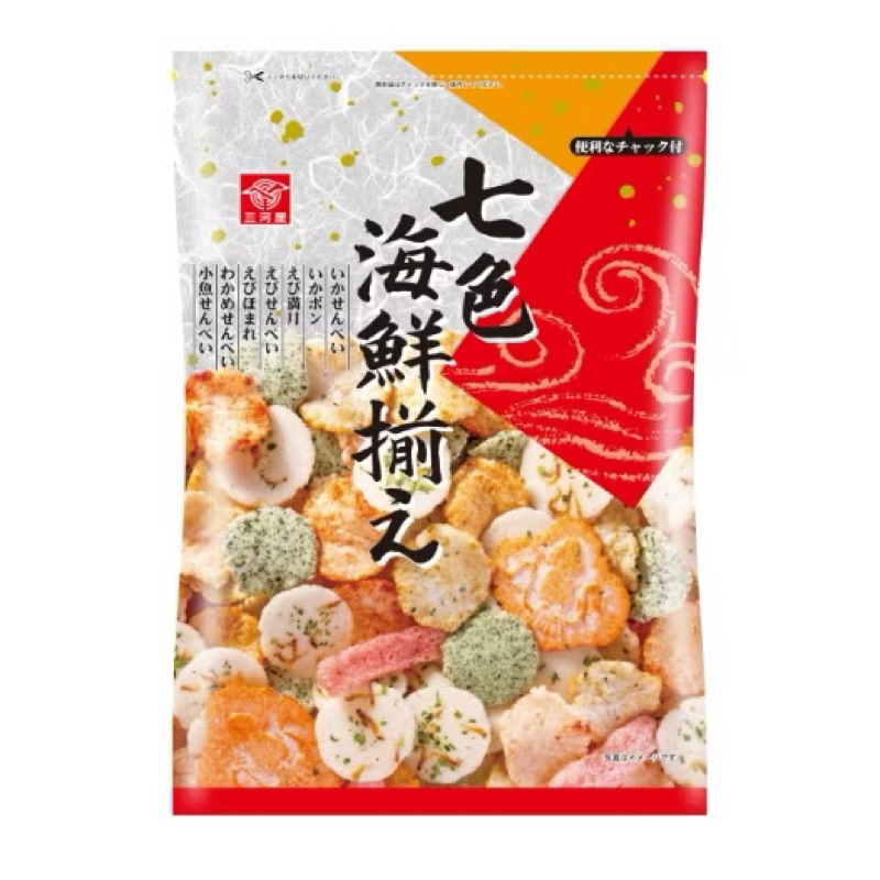 Mikawaya Nanairo Seafood Sembe 125g เซบเบ้ซีฟู้ด ข้าวเกรียบญี่ปุ่น ...