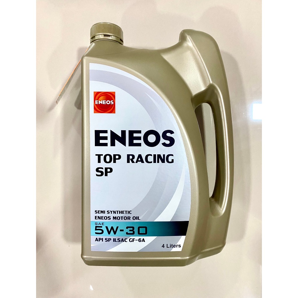 ENEOS TOP RACING SP 5W-30 น้ำมันเครื่องกึ่งสังเคราะห์ 4 ลิตร+เสื้อ ...
