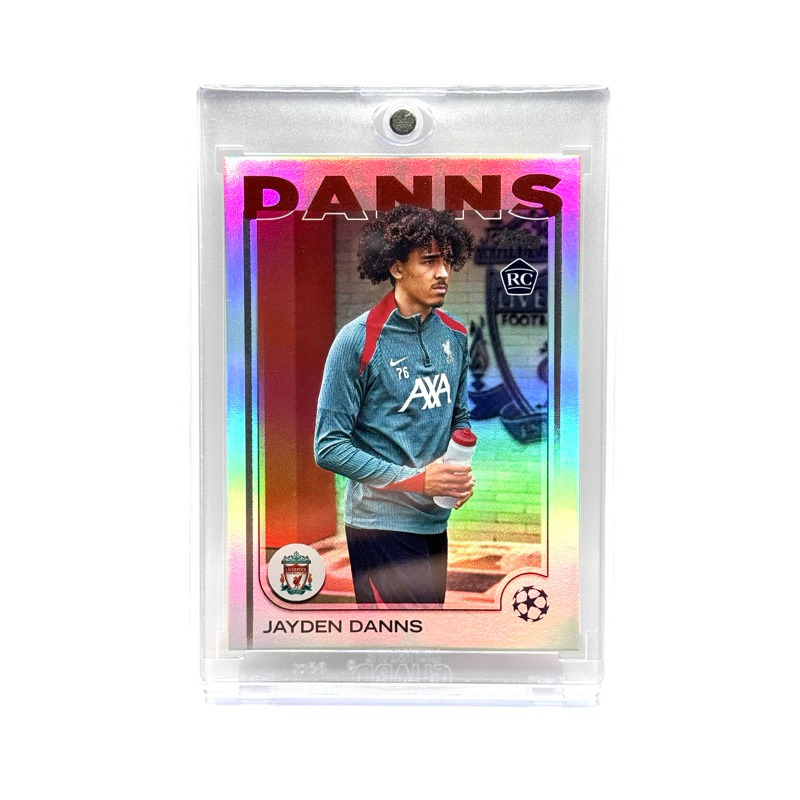Carte à Collectionner Topps Gold 24/25 - Jayden Danns Liverpool - Autographe 19/49