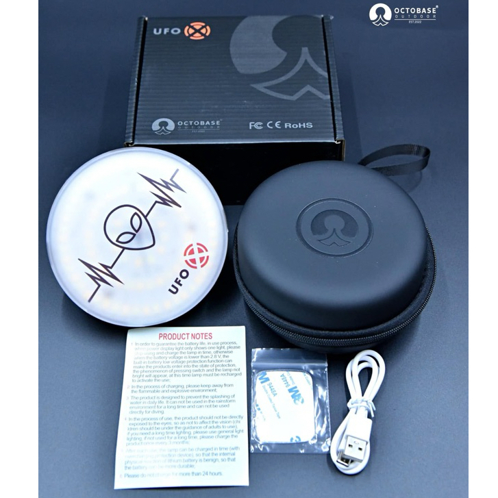 OCTOBASE LED UFO X ไฟแคมป์ปิ้ง ไฟ LED ขนาดพกพา | Shopee Thailand