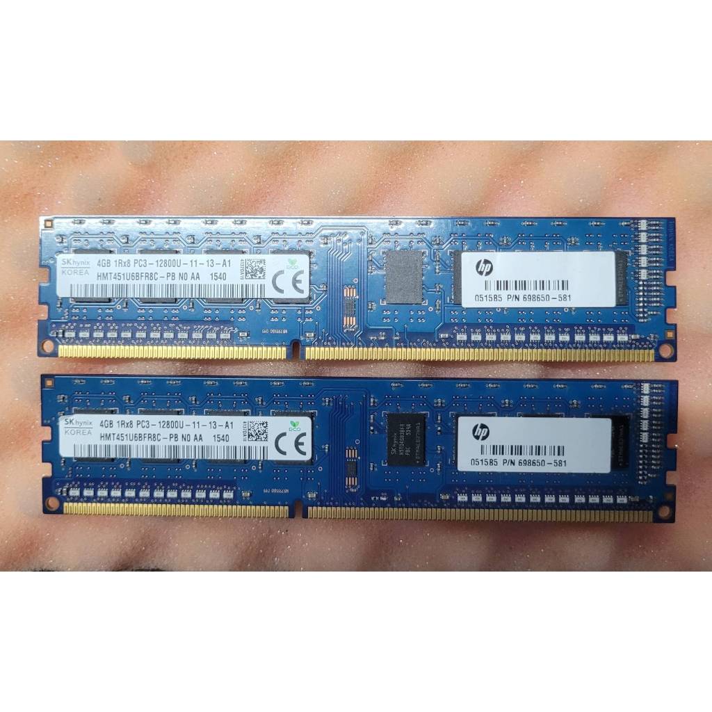 PC Ram DDR3-12800 SK-Hynix 4GB + 2 = 8GB | Shopee Thailand