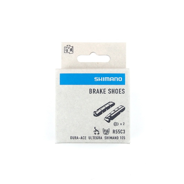 ผ้าเบรค SHIMANO BRAKE SHOES R55C3 ผ้าเบรคสำหรับ ขอบล้ออลูฯ / 1คู่ ...