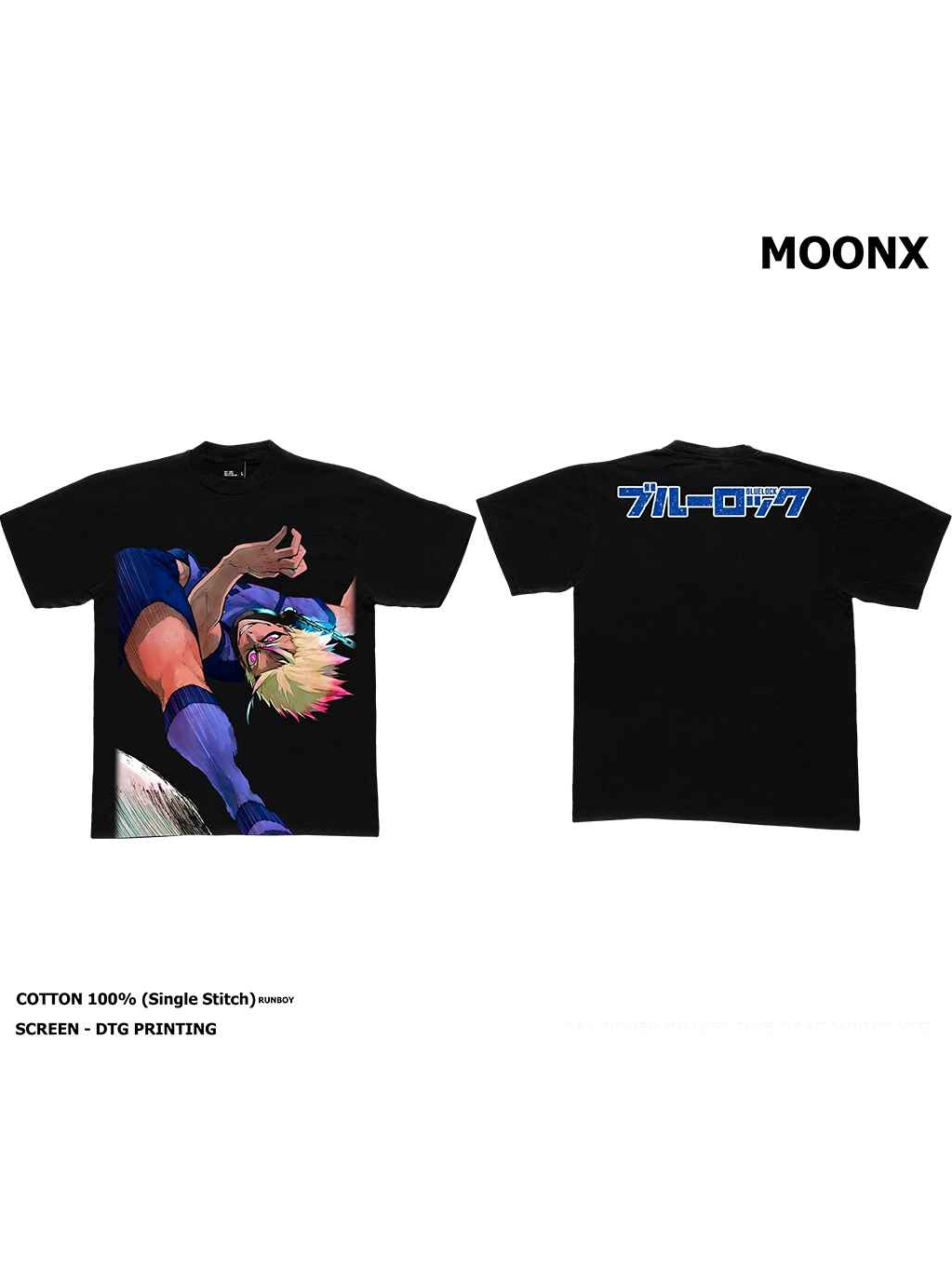 เสื้ออนิเมะ Shido Blue lock | Anime Bootleg T-shirt | Manga Vintage ...