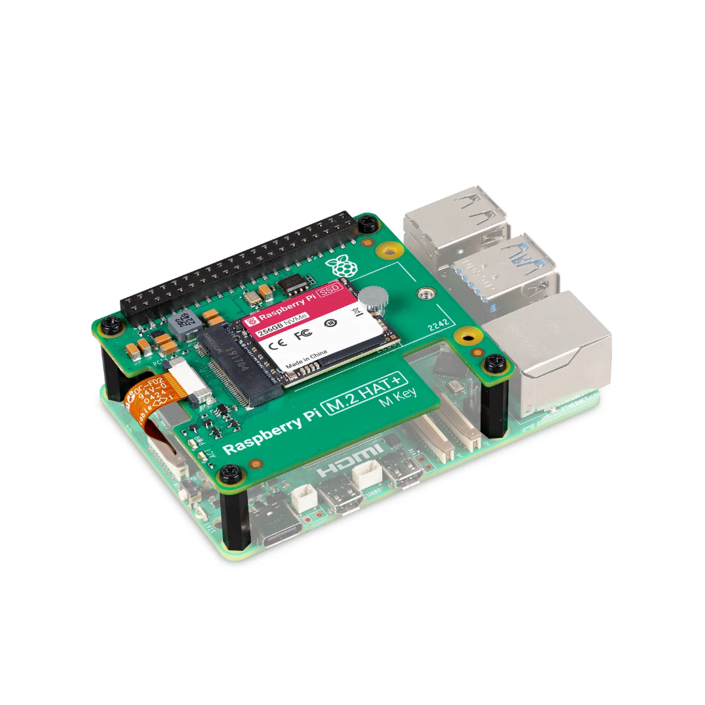 Raspberry Pi M.2 HAT+ NVMe SSD Kit อแดปเตอร์เชื่อมต่อ SSD M.2 Raspberry ...