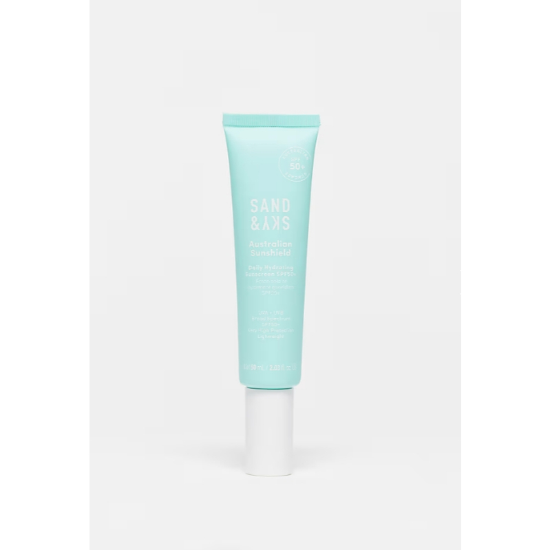 Sand & Sky Australian Sunshield Daily Hydrating Sunscreen SPF 50+ 60ml ...