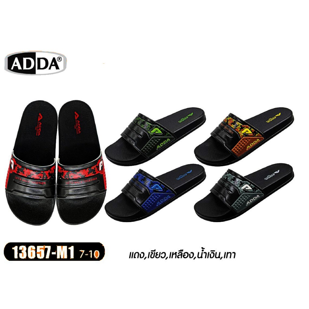 รองเท้าแตะชายADDAรุ่นใหม่13657 รองเท้าVYLONFLEX ขนาด 7(40)-10(44)สวย ทน ...