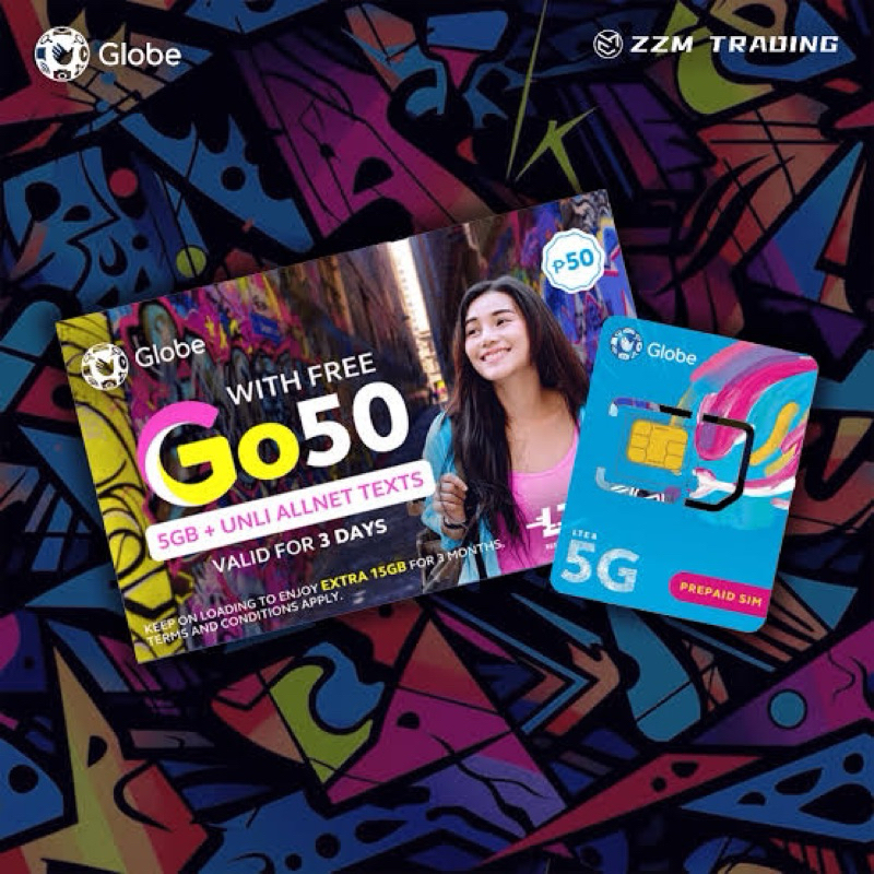 Globe Prepaid 5G Regular Simcard | Shopee Thailand